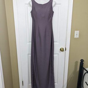 Watters & Watters Heather Sleeveless Faux Pearl Neckline Maxi Formal Dress - 6